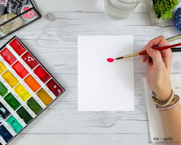 600x480 Easy Watercolor Flowers Step - Simple Fern Drawings