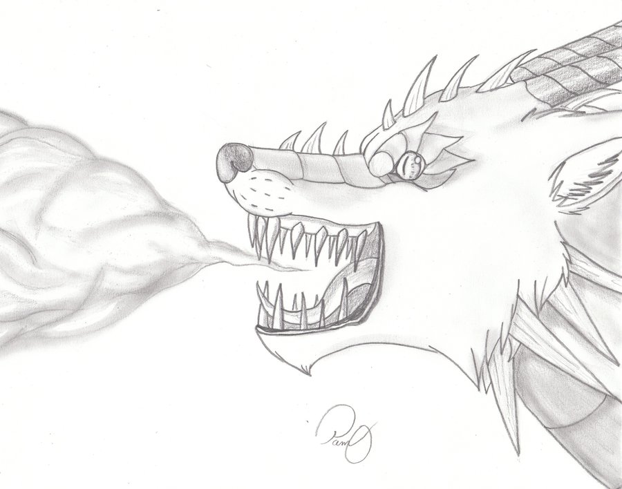 900x708 Images Easy Fire Breathing Dragon Drawings - Simple Fire Breathing Dragon Drawing