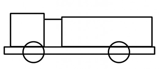 520x228 How To Teach Kids To Draw Using Shapes Hubpages - Simple Fire Truck Drawing