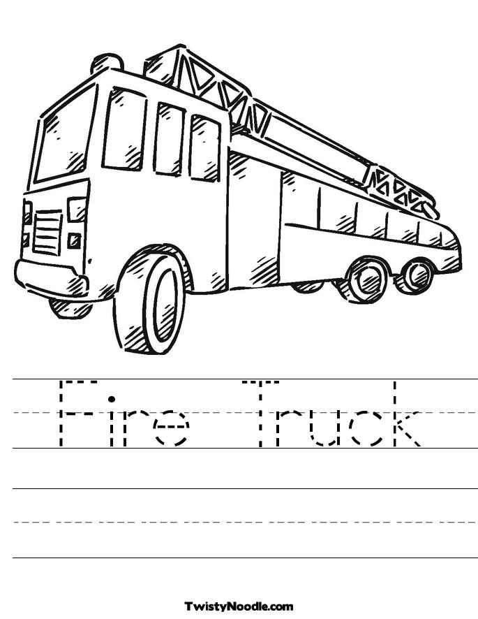 685x886 Simple Fire Truck Drawing - Simple Fire Truck Drawing