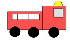 236x182 busy hands fire truck shape craft fine motor fire safety - Simple Fire Truck Drawing