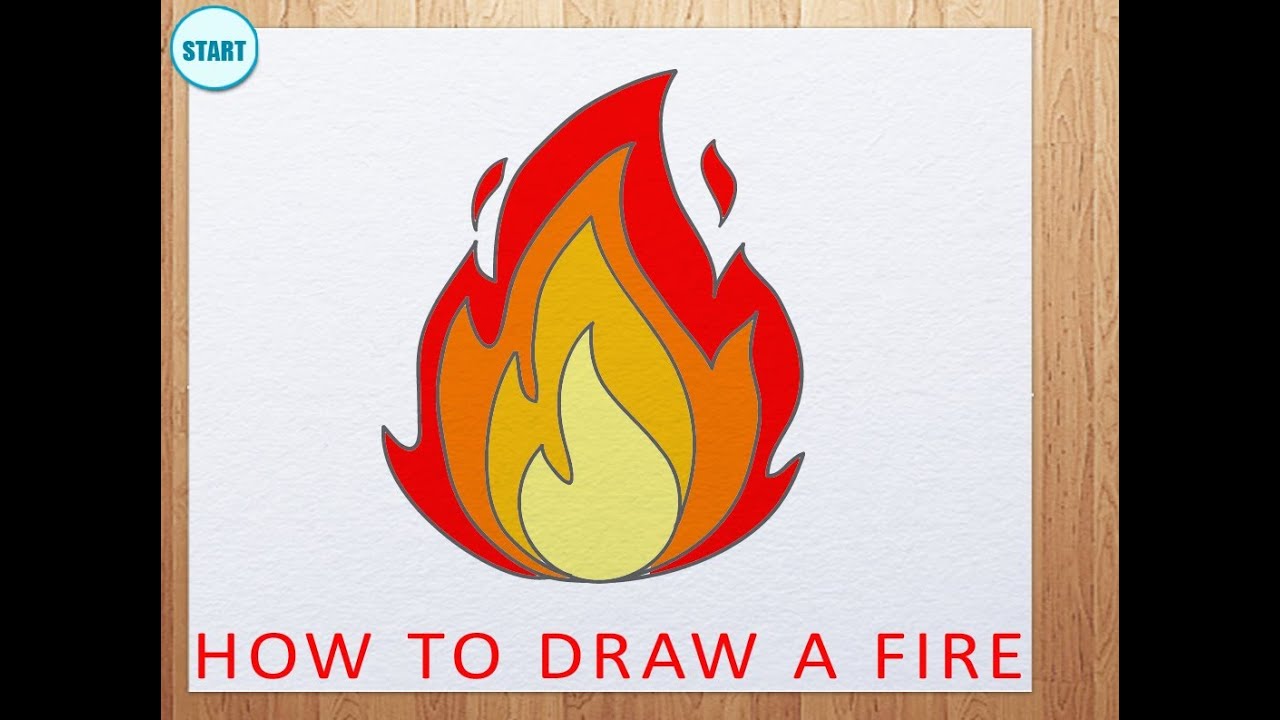 1280x720 how to draw a fire how to draw flame - Simple Flame Drawing