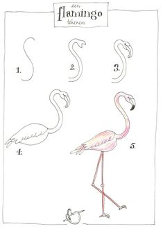 235x333 Learn To Draw A Cute Flamingo In Just Easy Steps Kawaii - Simple Flamingo Drawing