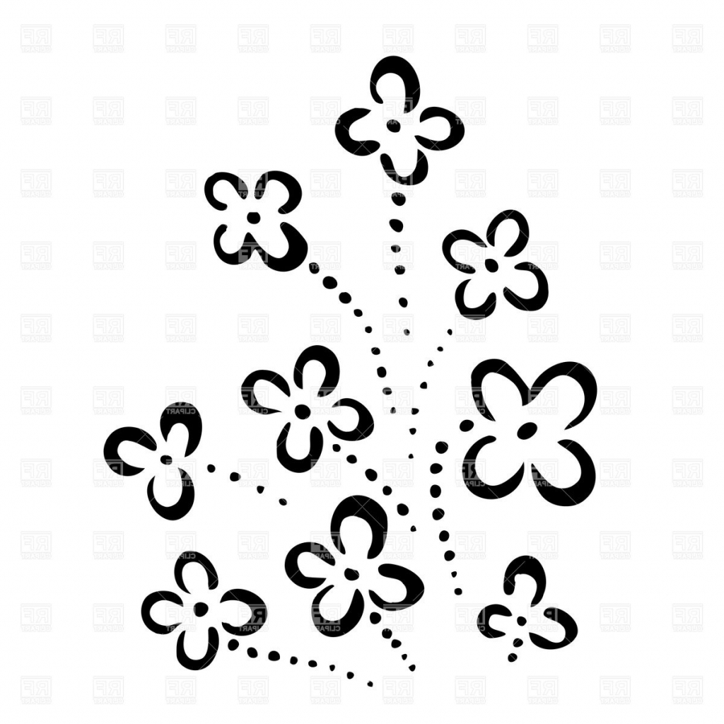 1024x1024 How To Draw Floral Designs - Simple Floral Designs For Drawing