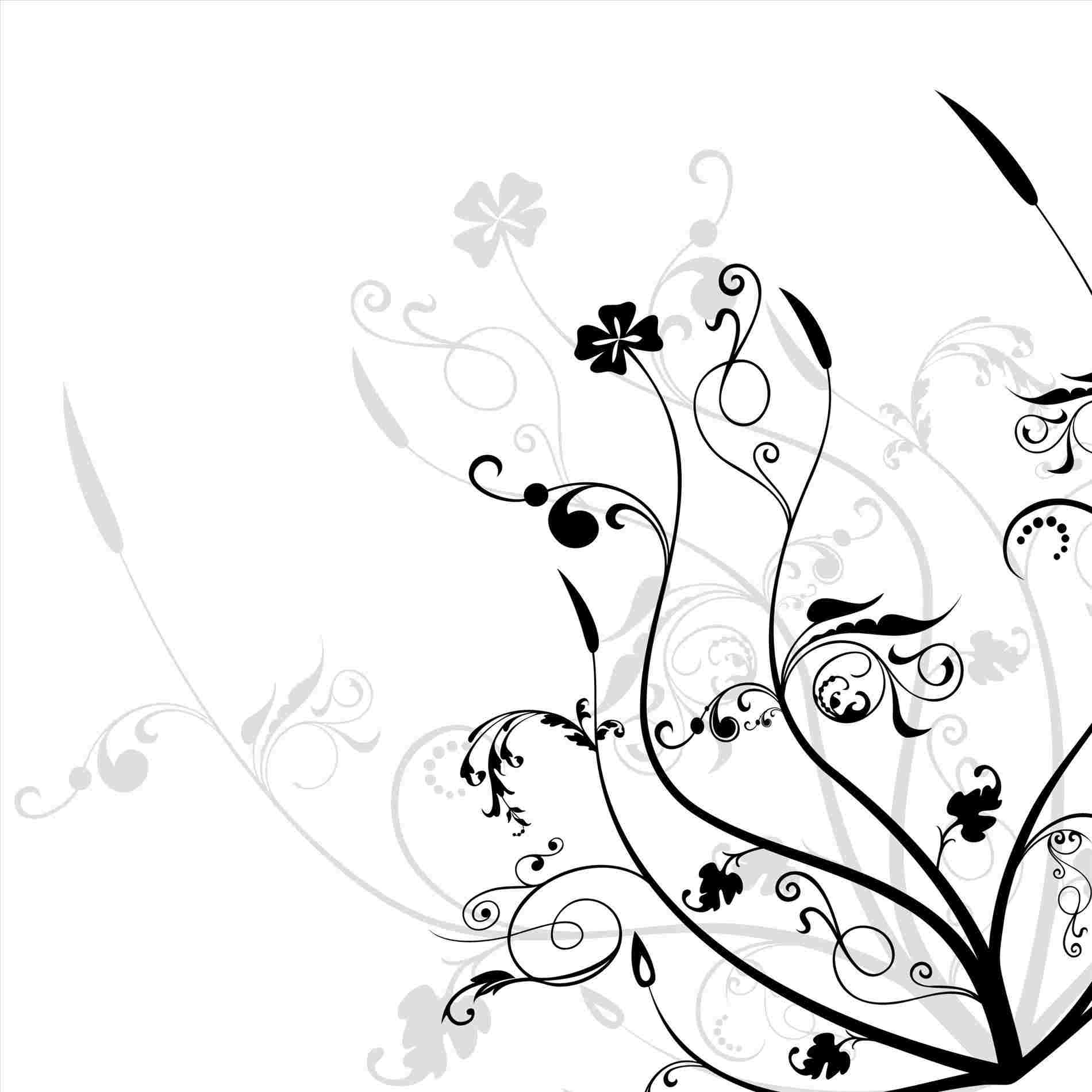 1900x1900 Libraryrhclipartlibrarycom Simple Flower Designs For Pencil - Simple Floral Designs For Drawing