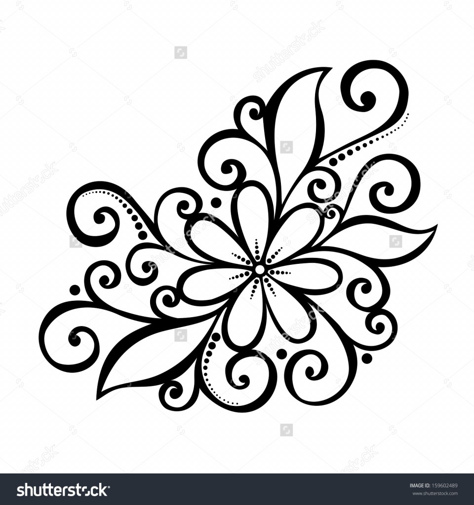 960x1024 Simple Flower Designs For Pencil Drawing Classy Cloud - Simple Flower Designs For Pencil Drawing