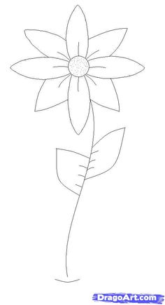 236x435 Simple Flower Pictures To Draw How To Draw A Flower Easy, Step - Simple Flower Drawing