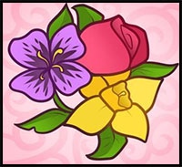 200x183 How To Draw Flowers Drawing Tutorials Drawing How To Draw - Simple Flower Drawing Step By Step