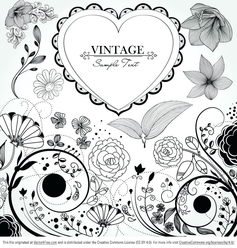 829x869 simple flowers drawing draw flowers draw easy flowers simple line - Simple Flower Line Drawing