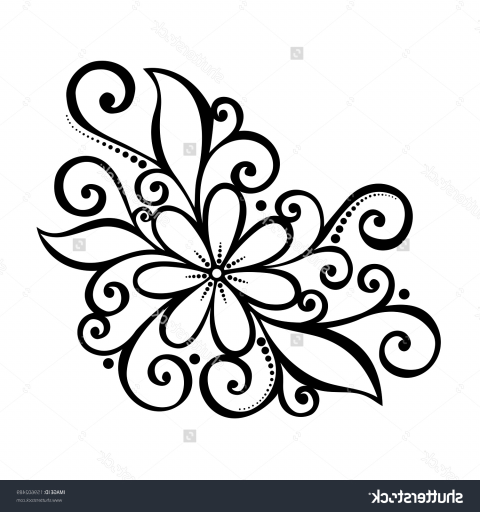 Simple Flower Pattern Drawing At Paintingvalleycom