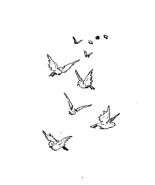 Simple Flying Bird Drawing At Paintingvalley Com Explore