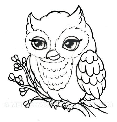 400x418 Owl Tattoos Tattoo Designs Tattoo Pictures - Simple Flying Owl Drawing