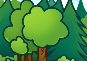 300x210 simple forest drawing with animals how to draw forest scene step - Simple Forest Drawing With Animals