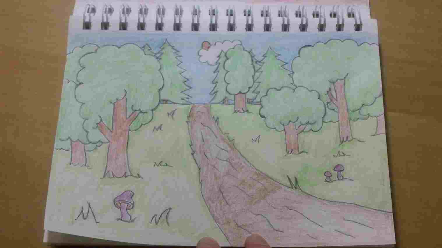 1517x853 Easy Cartoon Background Desene Rhcom How Simple Forest - Simple Forest Drawing With Animals