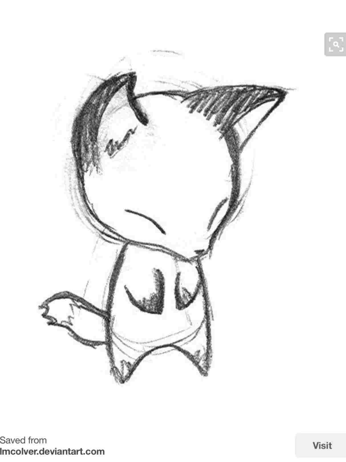 how to draw chibi fox