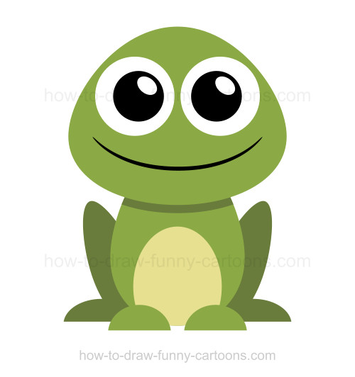 500x532 How To Draw A Frog - Simple Frog Drawing