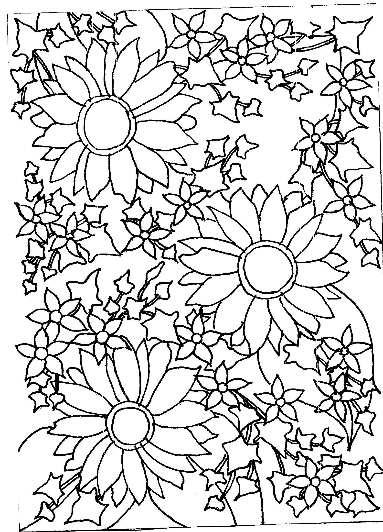 1568x2176 Simple Garden Drawing - Simple Garden Drawing
