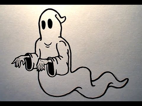 480x360 How To Draw A Simple Ghost - Simple Ghost Drawing