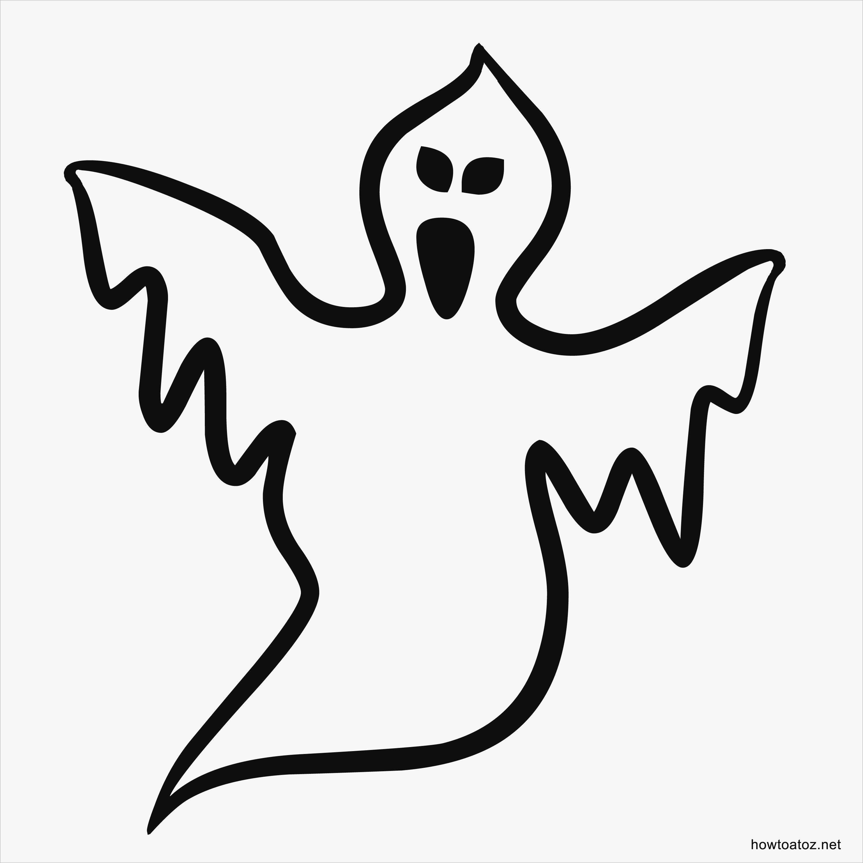 Simple Ghost Coloring Pages