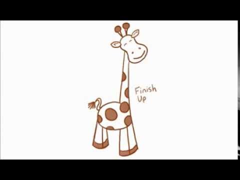 480x360 How To Draw A Cartoon Giraffe Using Simple Shapes - Simple Giraffe Drawing