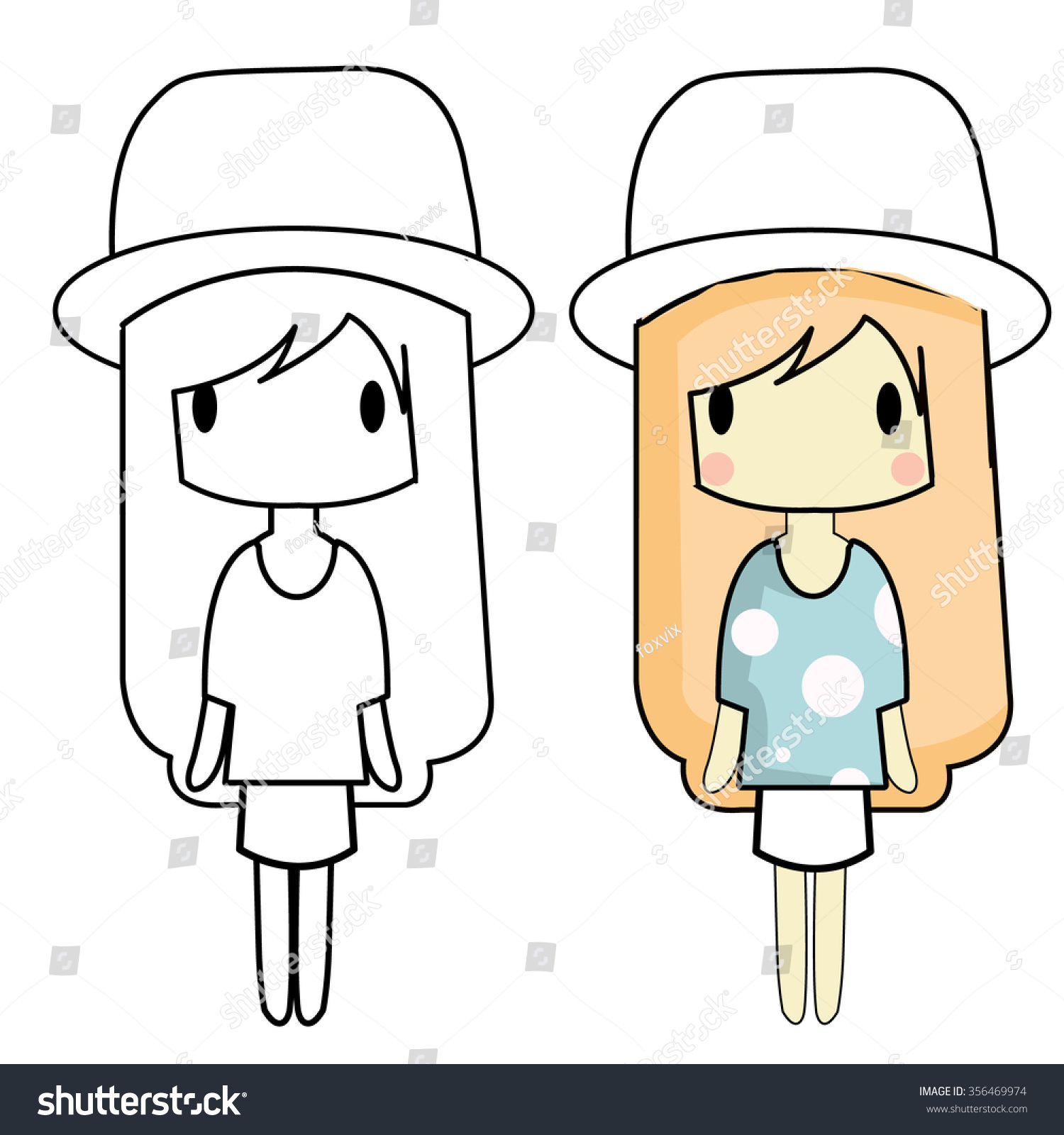 1500x1600 How To Draw A Girl Easy - Simple Girl Drawing