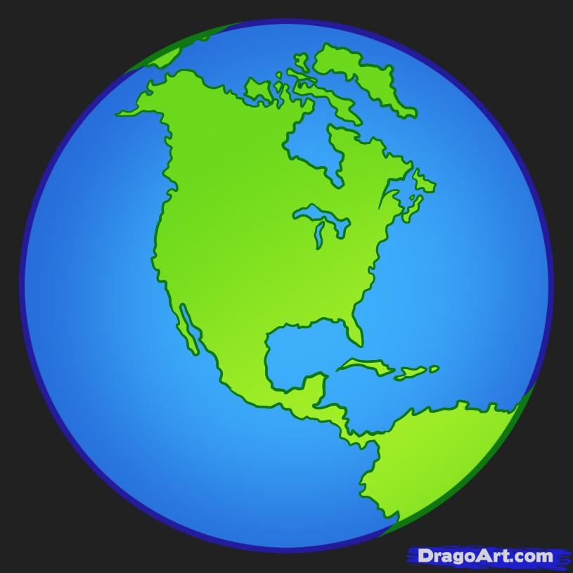 815x815 how to draw the world, the world, globe, step - Simple Globe Drawing