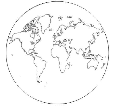 474x441 how to draw globe, draw globe, globe - Simple Globe Drawing