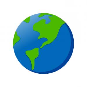 300x300 simple drawing of earth exclusive stock vector globe simple - Simple Globe Drawing