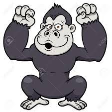 225x225 Image Result For Easy To Draw Cartoon Gorilla Birthday Party - Simple Gorilla Drawing