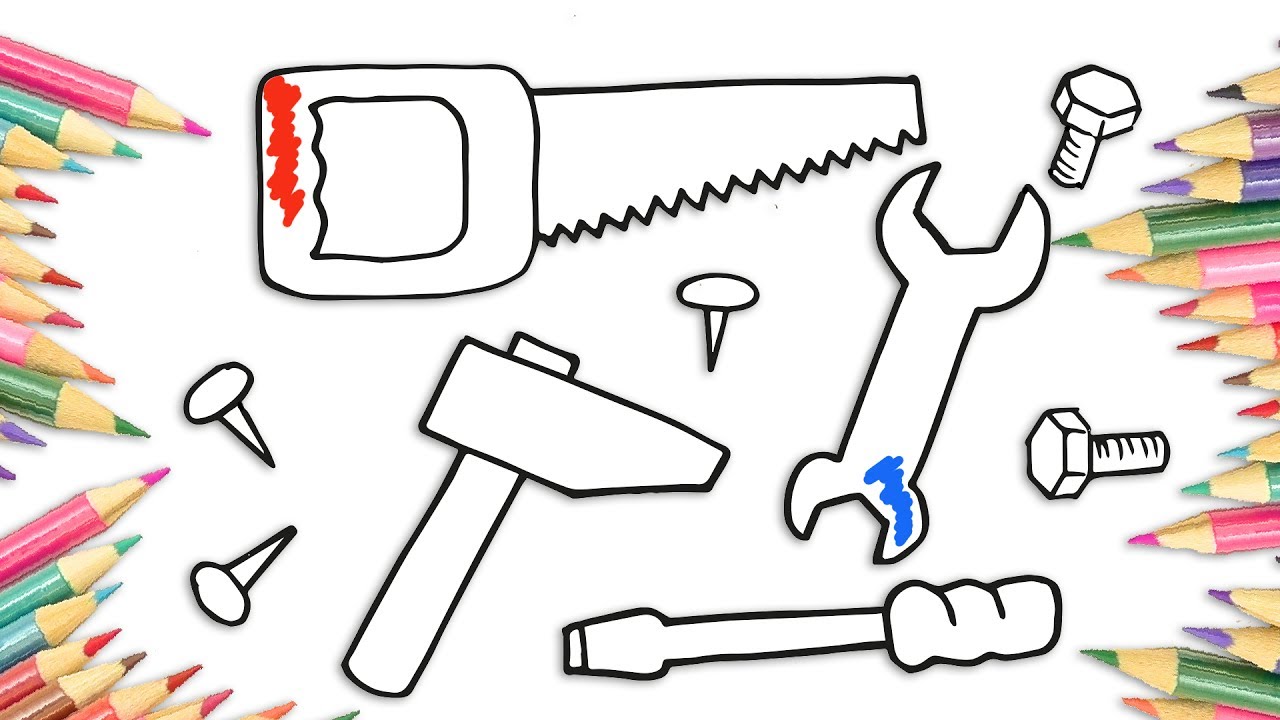 Download Simple Hammer Drawing at PaintingValley.com | Explore ...