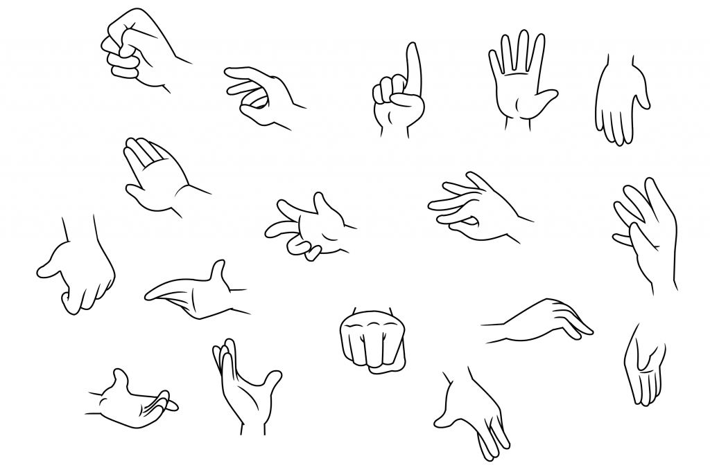 Simple Hand Drawing at PaintingValley.com | Explore collection of ...