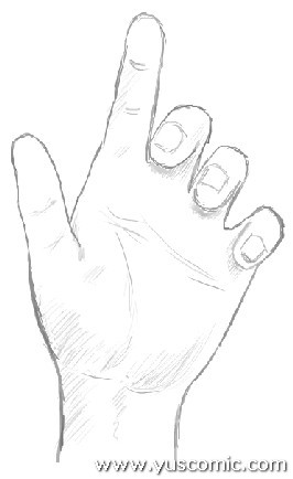 266x434 How To Draw Hands Easy - Simple Hand Drawing