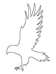 197x256 Hawk Outline Drawing - Simple Hawk Drawing