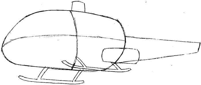 700x298 How To Draw A Helicopter With Easy Step - Simple Helicopter Drawing