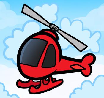 350x330 How To Draw How To Draw A Helicopter For Kids - Simple Helicopter Drawing