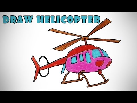 480x360 Helicopter Coloring Pages Free Printable Helicopter Coloring Pages - Simple Helicopter Drawing