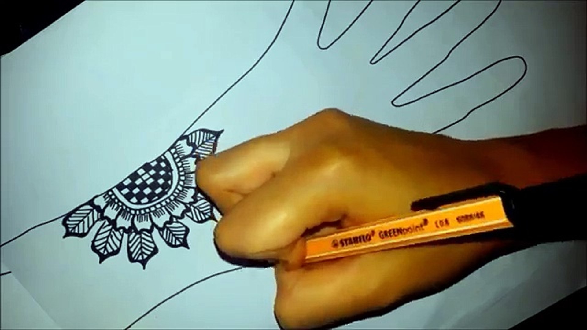 1920x1080 arabic floral henna - Simple Henna Drawings
