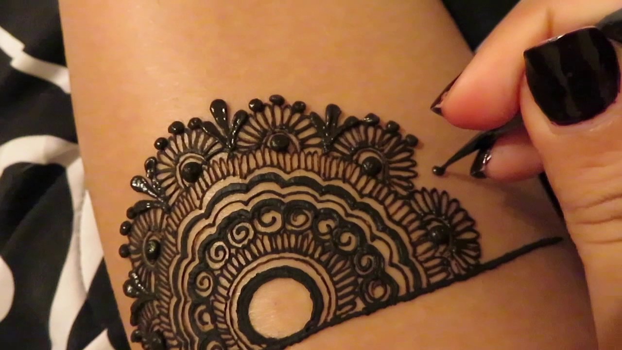 1280x720 simple henna design - Simple Henna Drawings