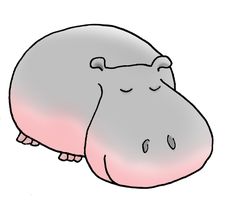236x205 fat cartoon hippo lettering i love doodles cartoon hippo - Simple Hippo Drawing
