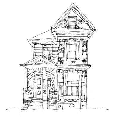 390x400 House Drawing Pics Pencil Drawing House Images - Simple House Drawing