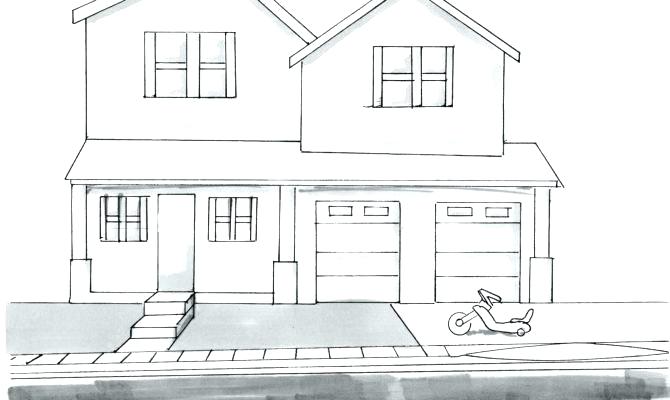 670x400 simple house drawing drawing house simple house drawing software - Simple House Drawing