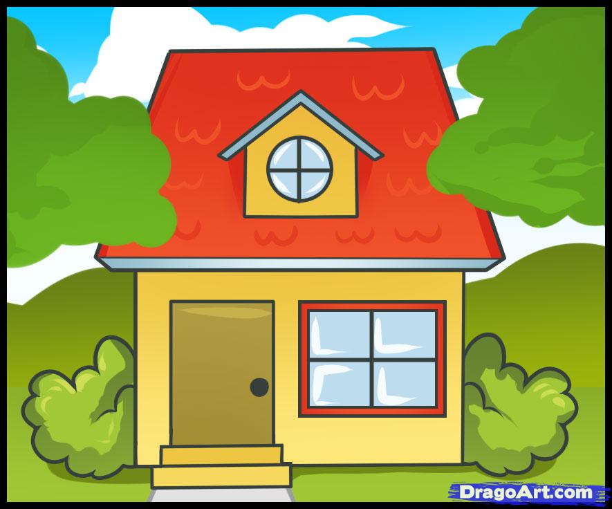 Simple House Drawing For Kids at PaintingValley.com | Explore ...