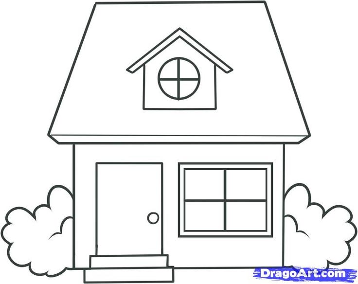 Simple House Drawing For Kids At Paintingvalley Com Explore