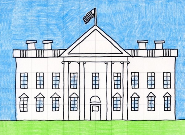600x439 simple white house drawing low budget interior design - Simple House Drawing For Kids