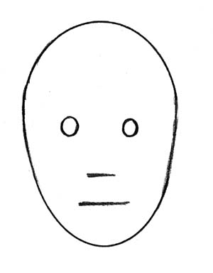 300x384 drawing caricatures - Simple Human Drawing