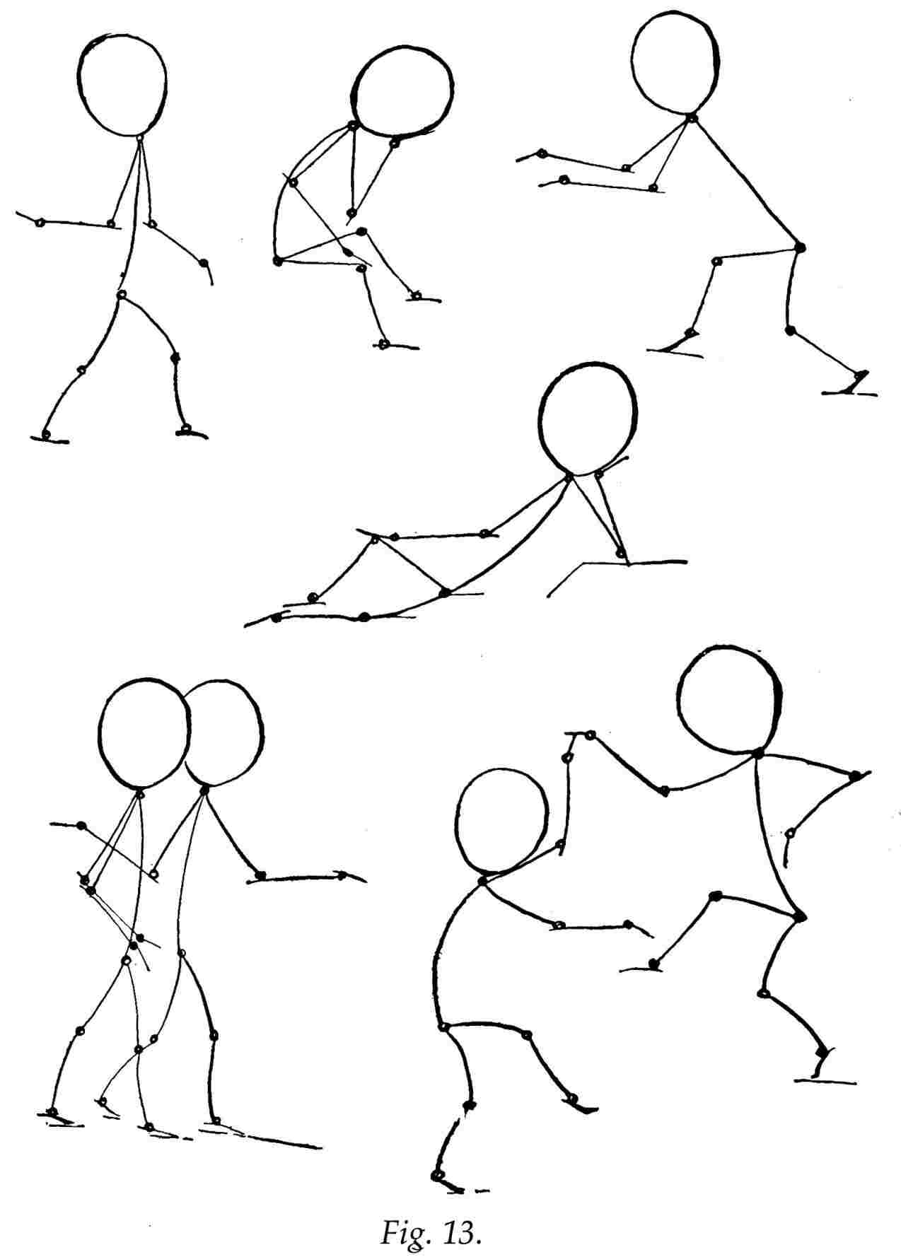 sketch basic human figures