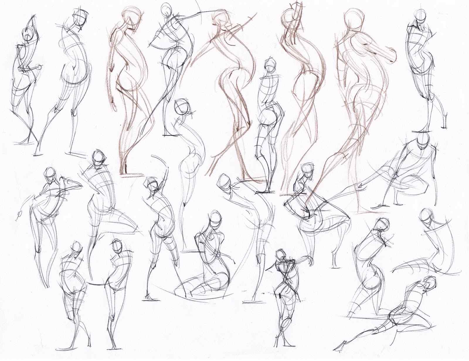 1600x1232 Character Design References Anatomy Human Figures Illustrations - Simple Human Figure Drawing
