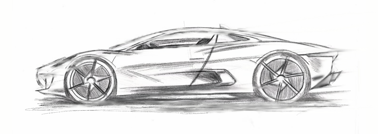 1280x456 how to draw jaguar - Simple Jaguar Drawing