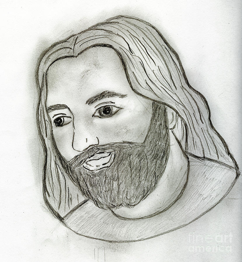 829x900 mod jesus drawing - Simple Jesus Drawing