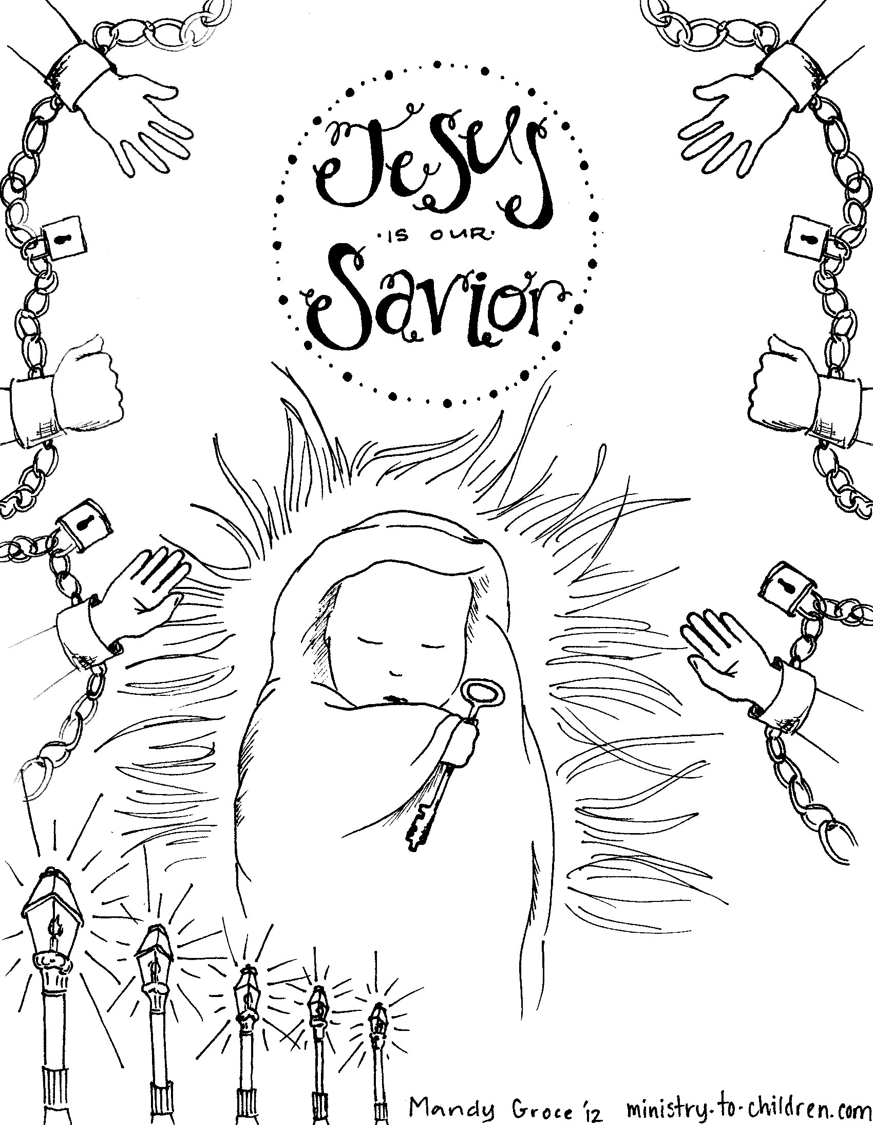 1700x2189 simple drawing of jesus advent coloring - Simple Jesus Drawing